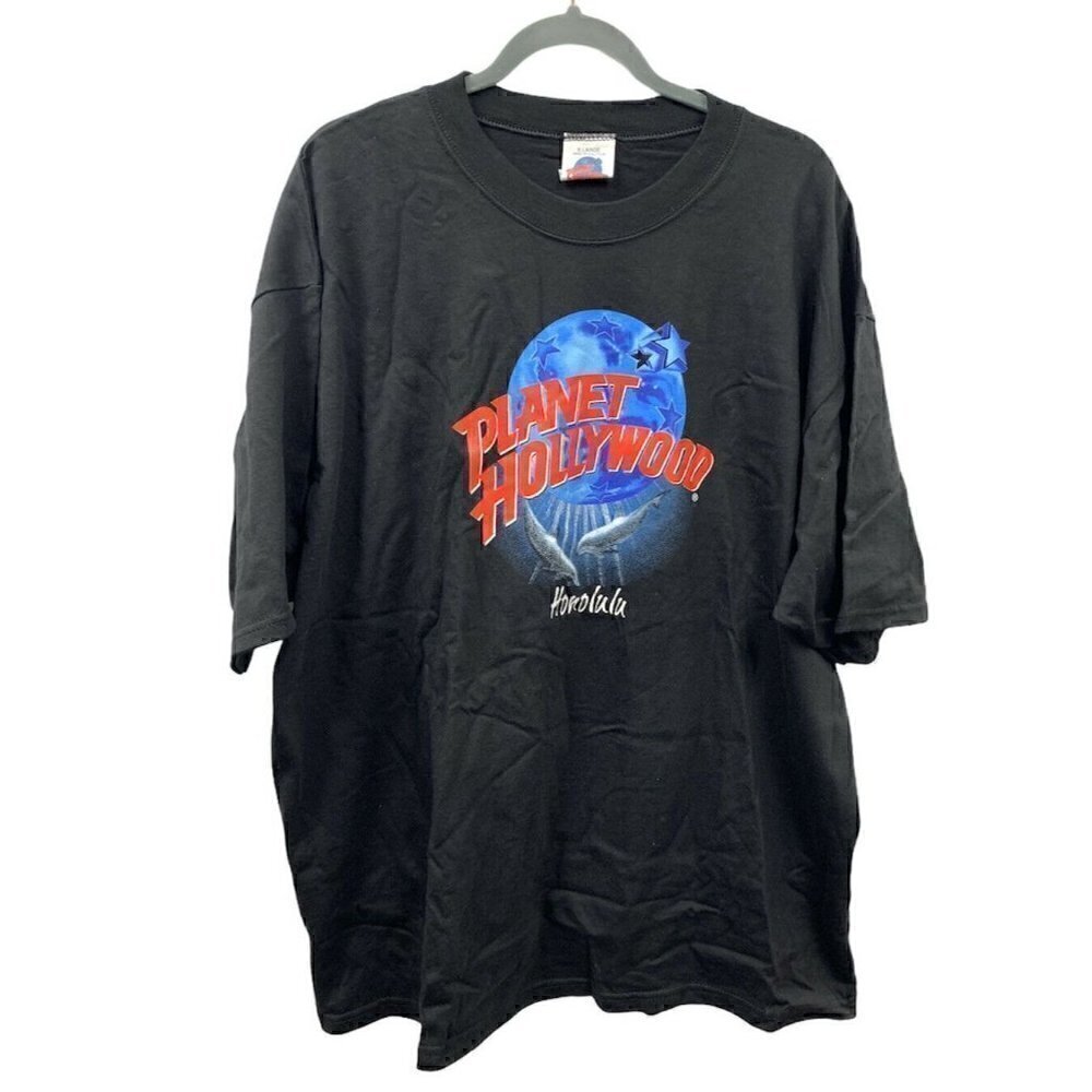 Planet Hollywood Honolulu Black T Shirt X-Large XL